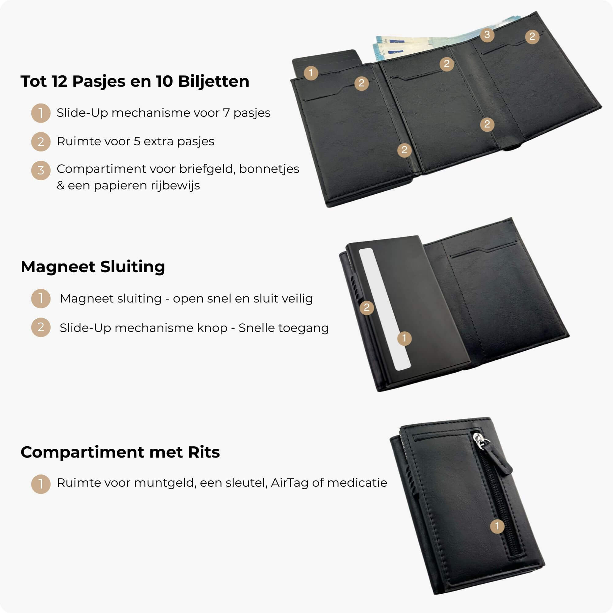 Expedition Pasjeshouder Mat Zwart