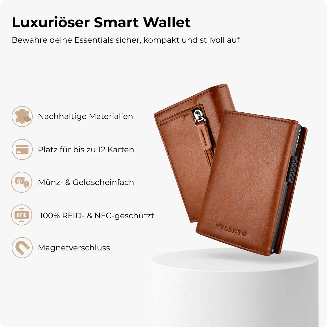 Expedition Smart Wallet Cognacbraun