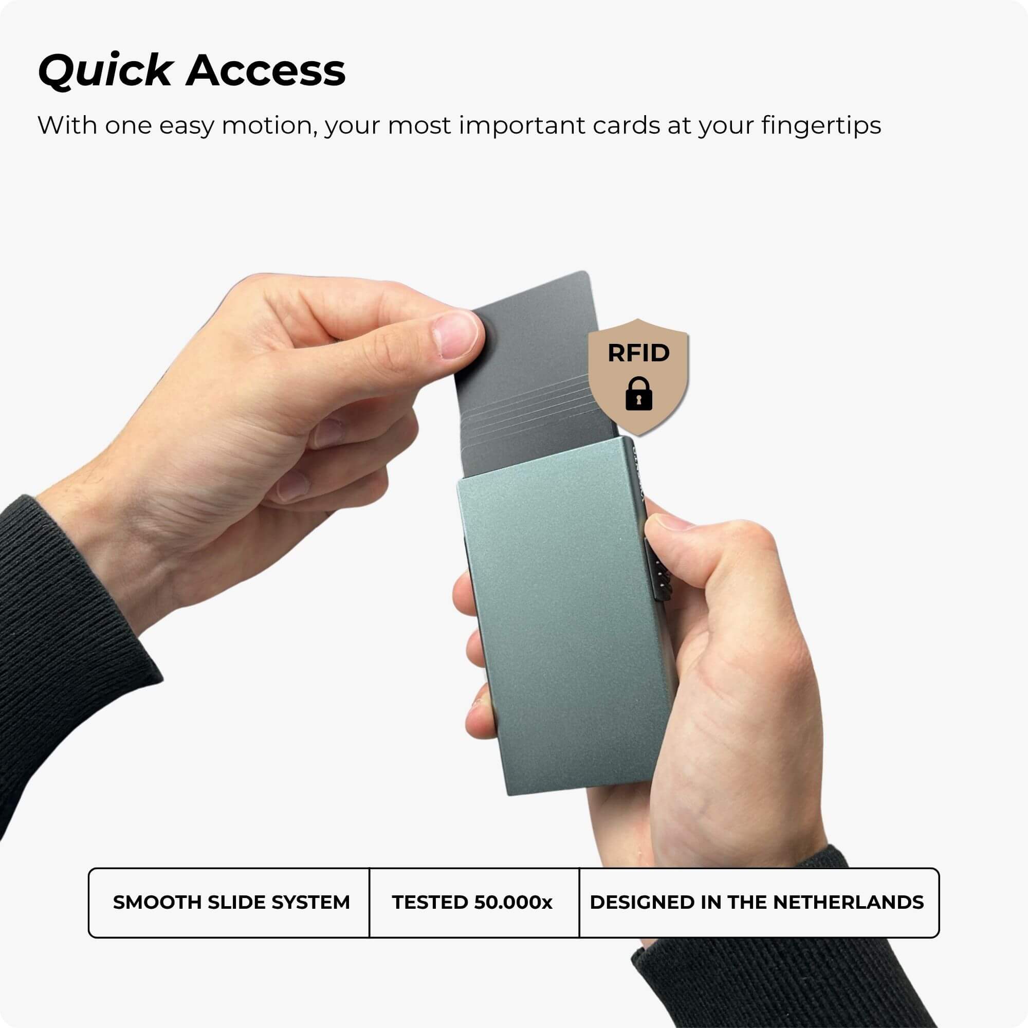 Explore Card Holder Titanium Gray