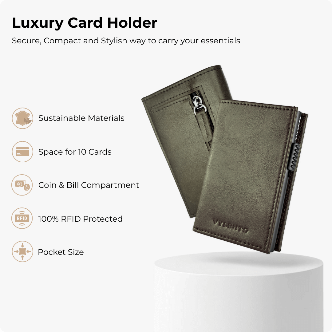 Discovery Card Holder Olive Green
