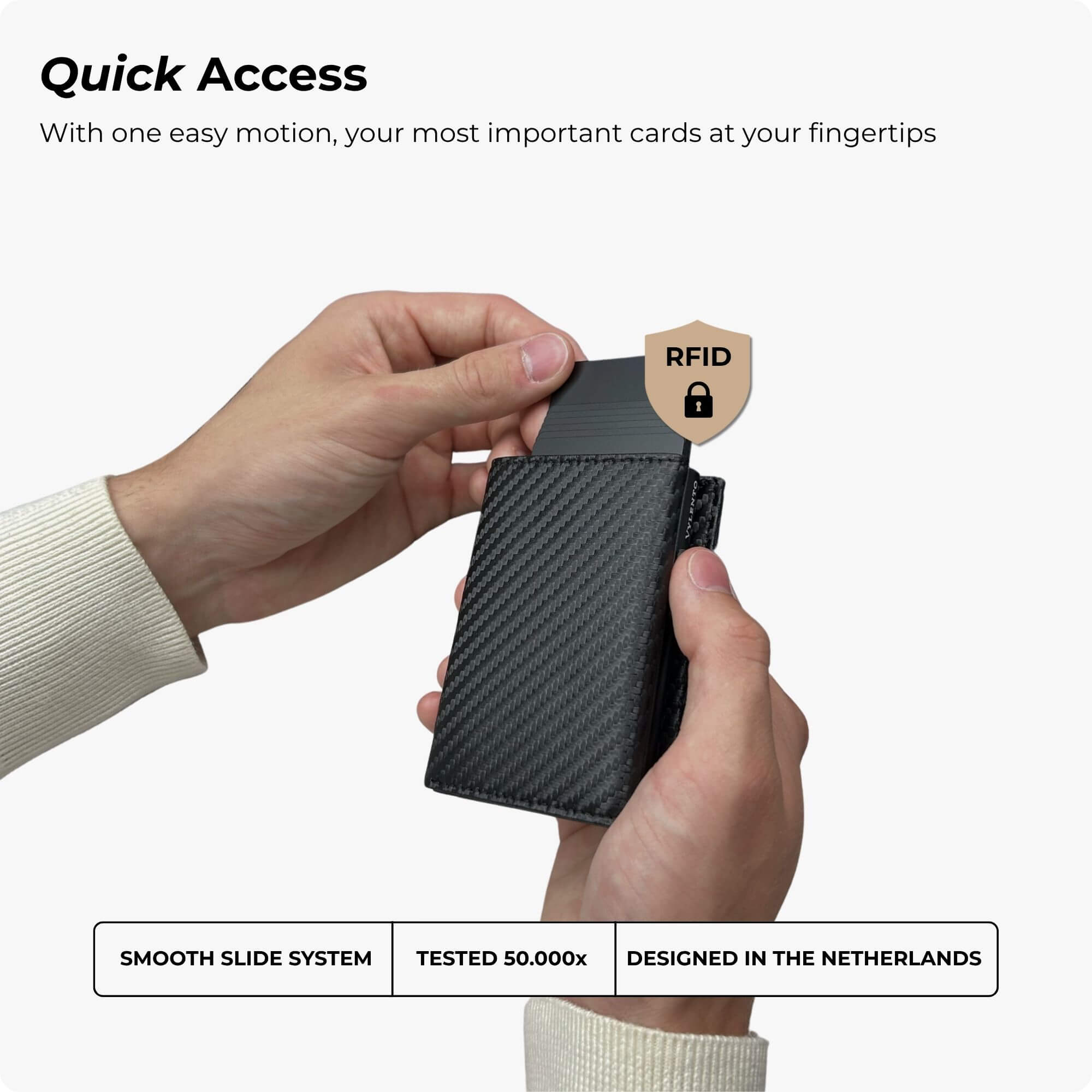 Expedition Card Holder Carbon Look