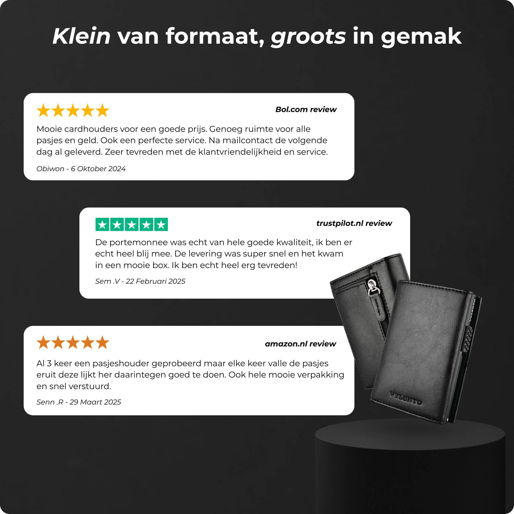 Expedition Pasjeshouder Mat Zwart