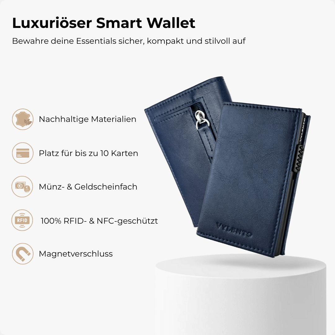 Discovery Smart Wallet Marineblau