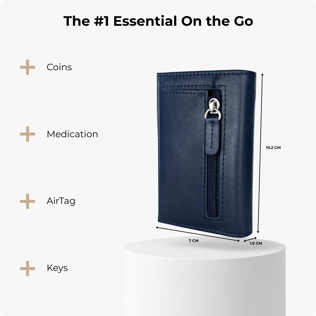 Discovery Card Holder Navy Blue