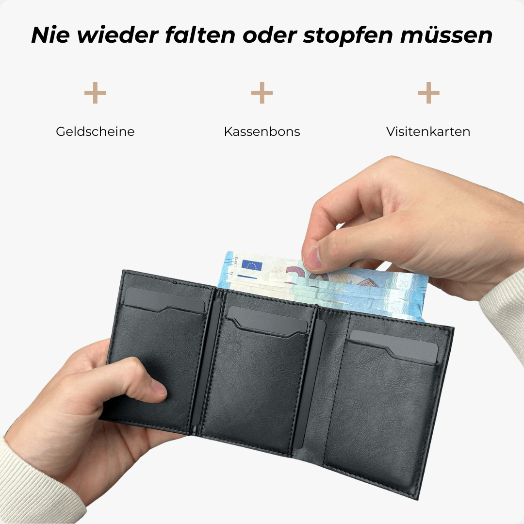 Expedition Smart Wallet Mattschwarz