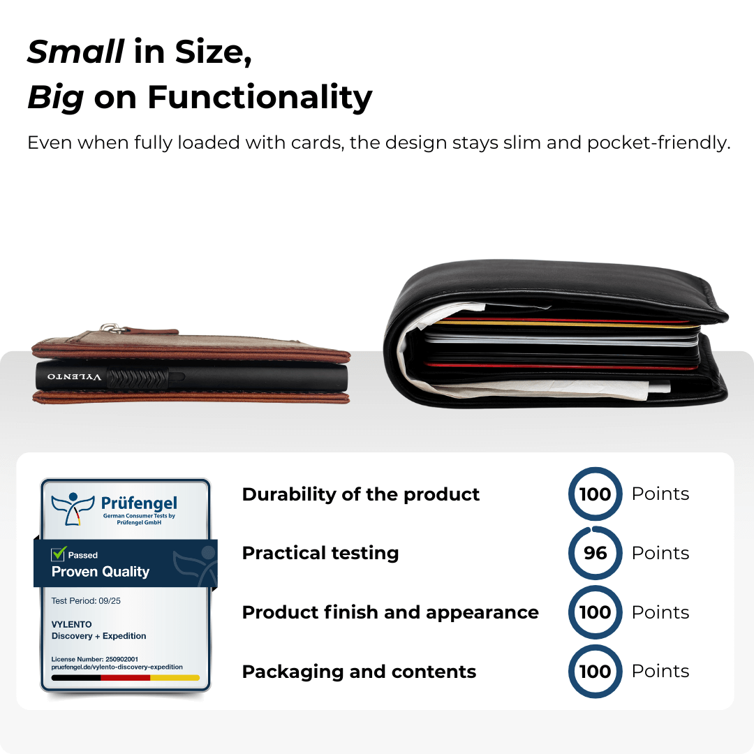 Discovery Card Holder Cognac Brown