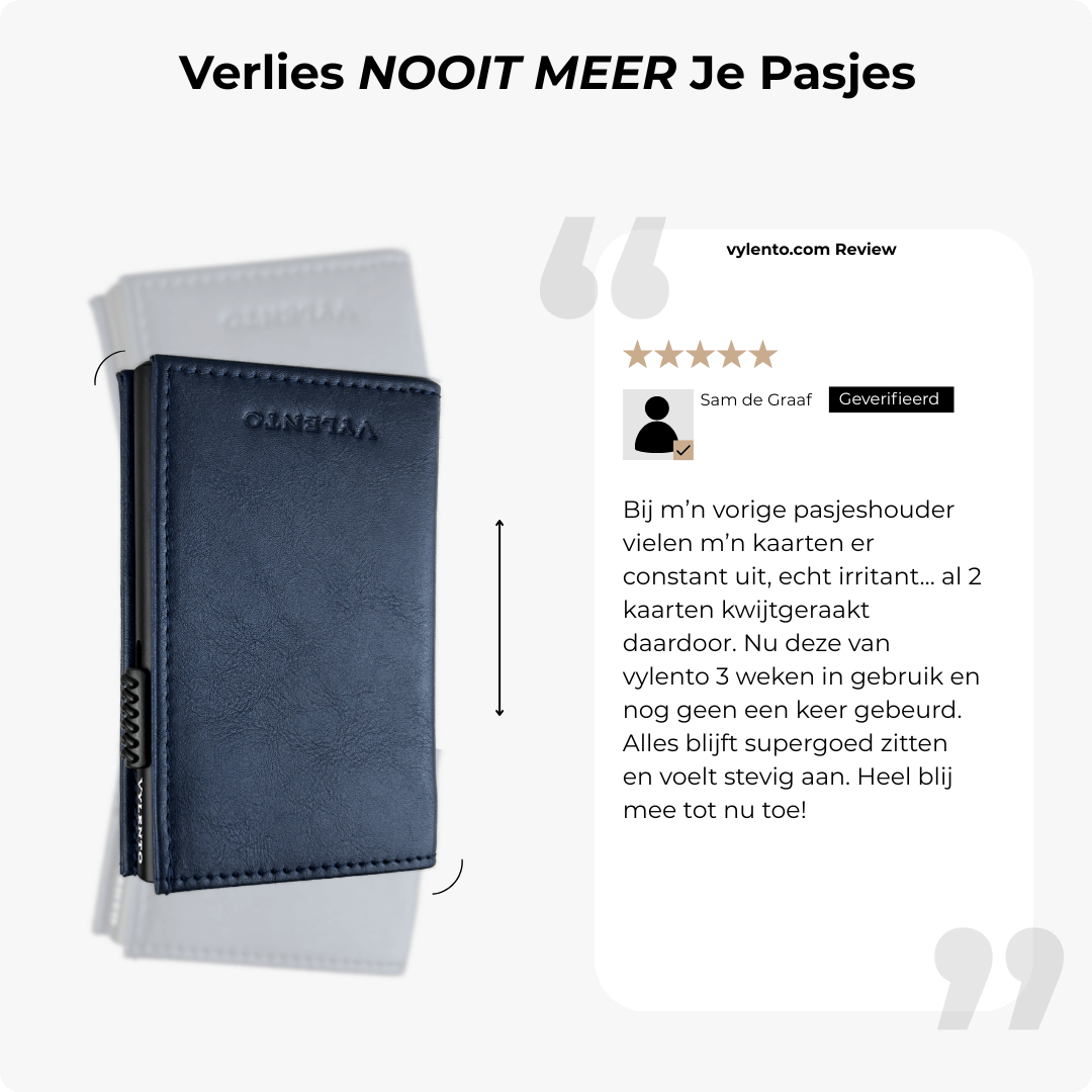 Discovery Pasjeshouder Marine Blauw