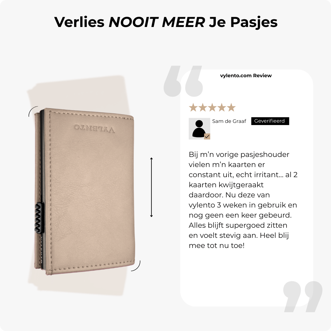 Discovery Pasjeshouder Beige