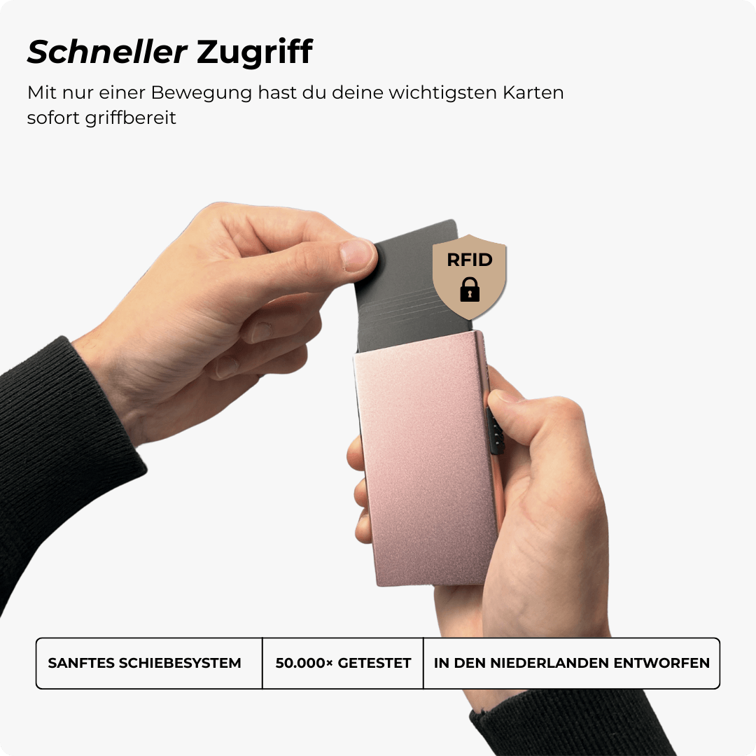 Explore Kartenhalter Rosérosa