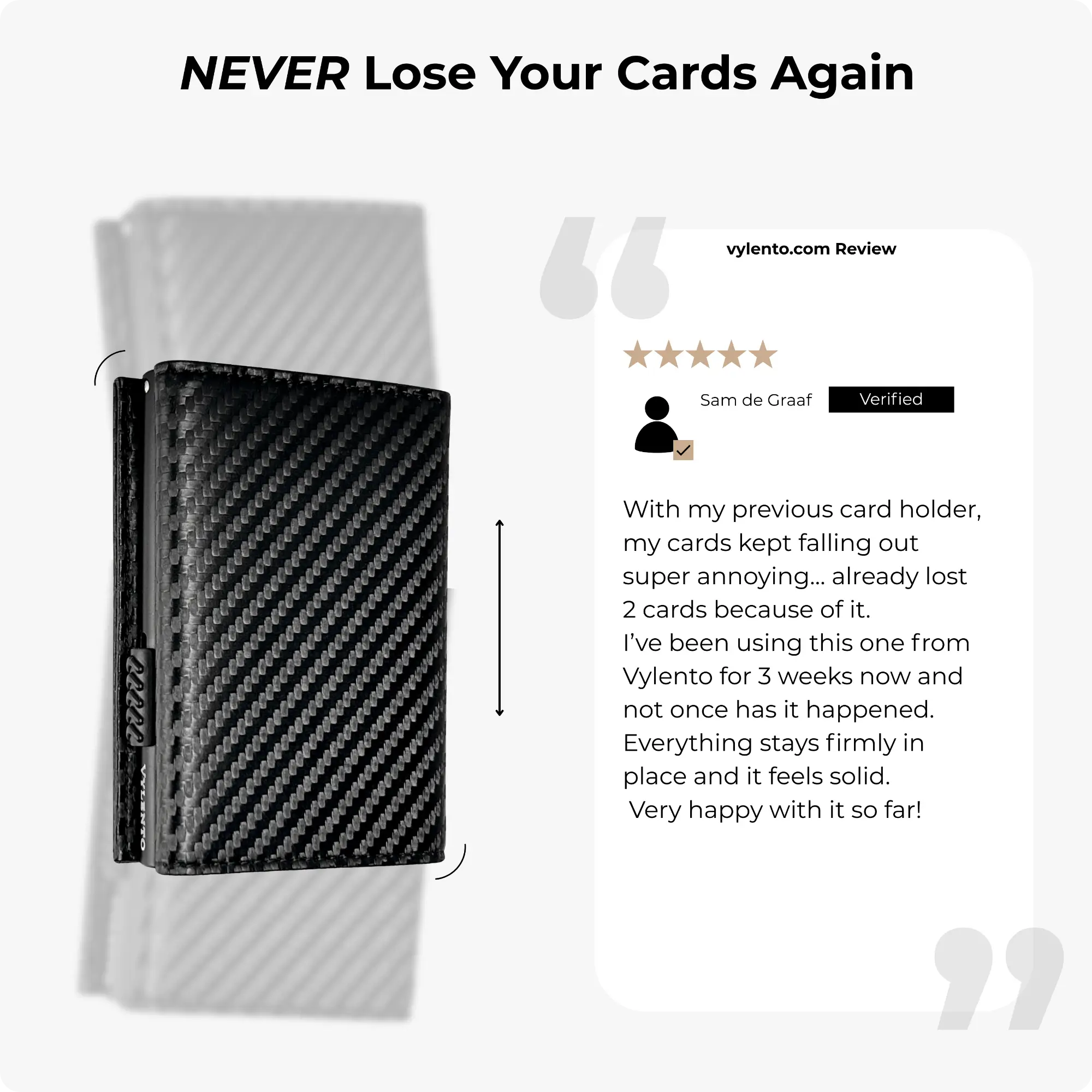 Expedition Card Holder Carbon Look