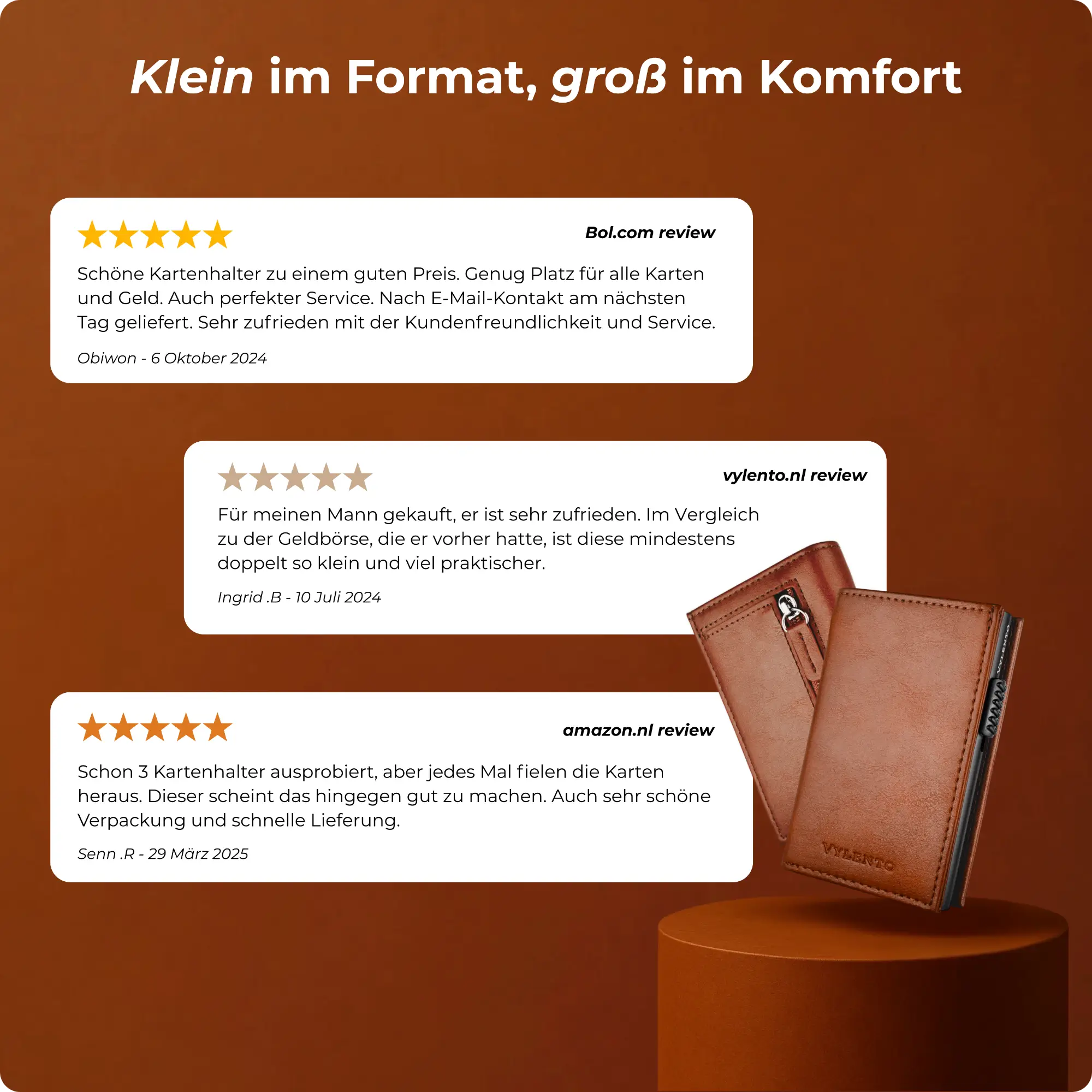 Discovery Smart Wallet Cognacbraun