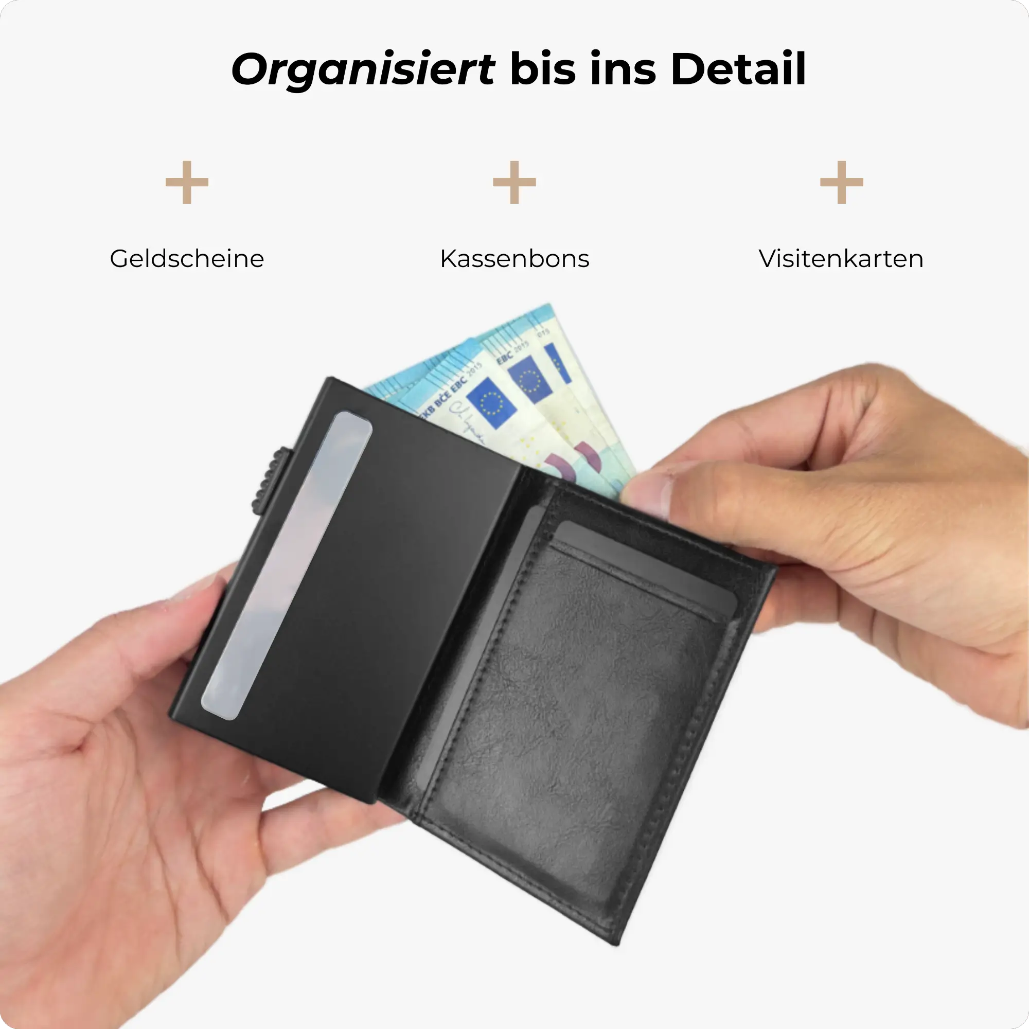 Discovery Smart Wallet Mattschwarz