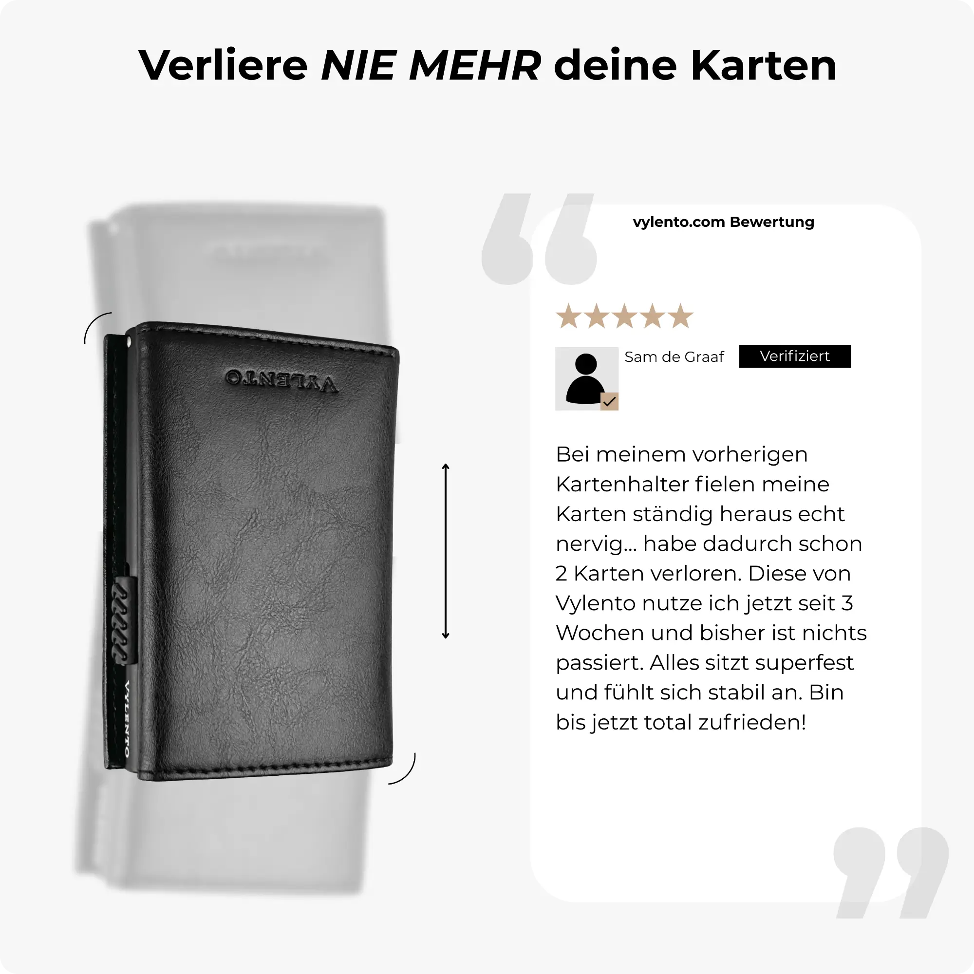 Expedition Smart Wallet Mattschwarz