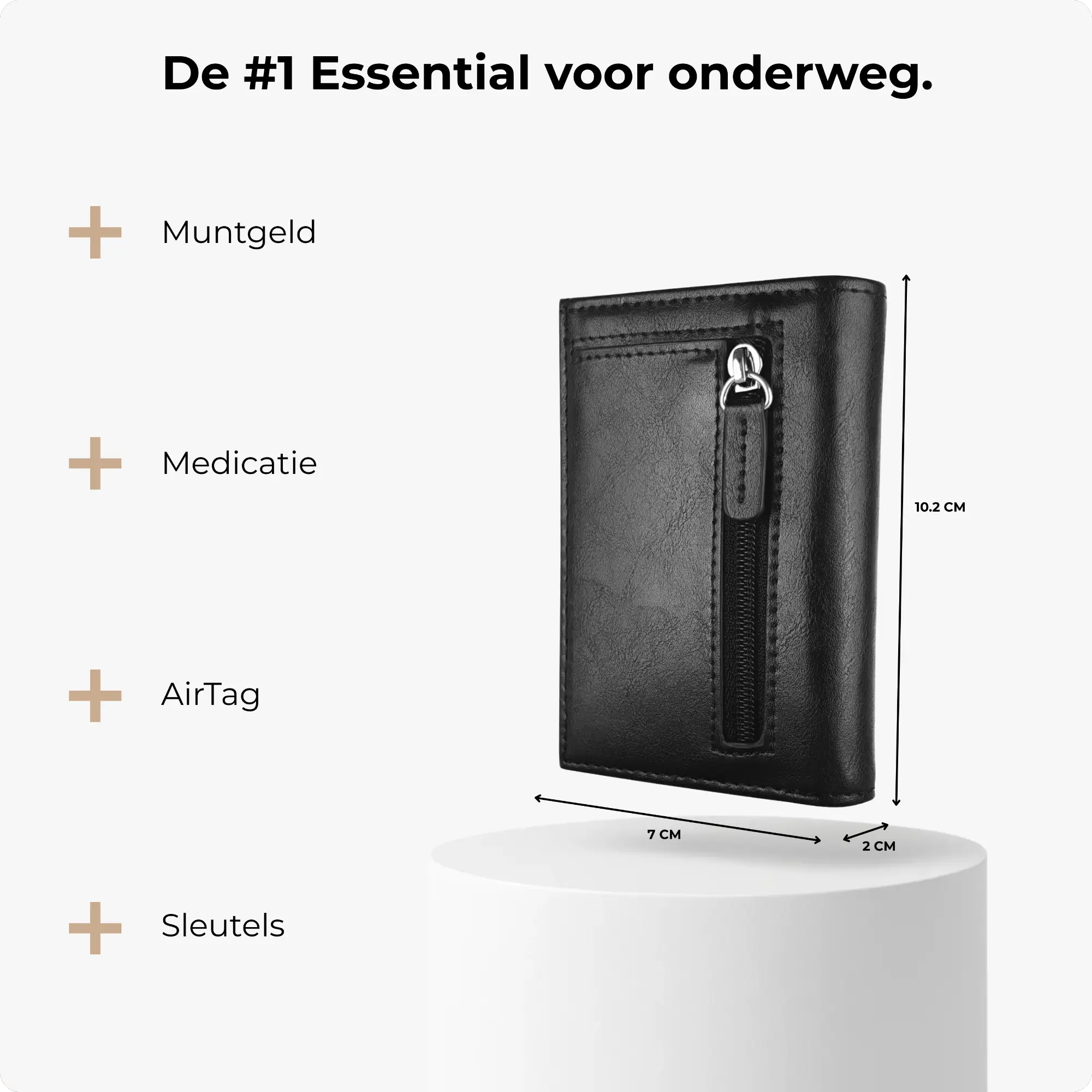 Discovery Pasjeshouder Mat Zwart