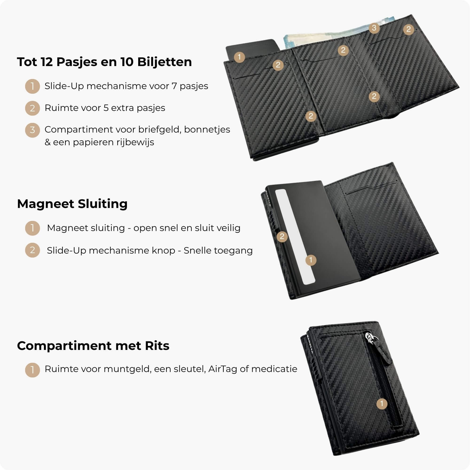 Expedition Pasjeshouder Carbonlook