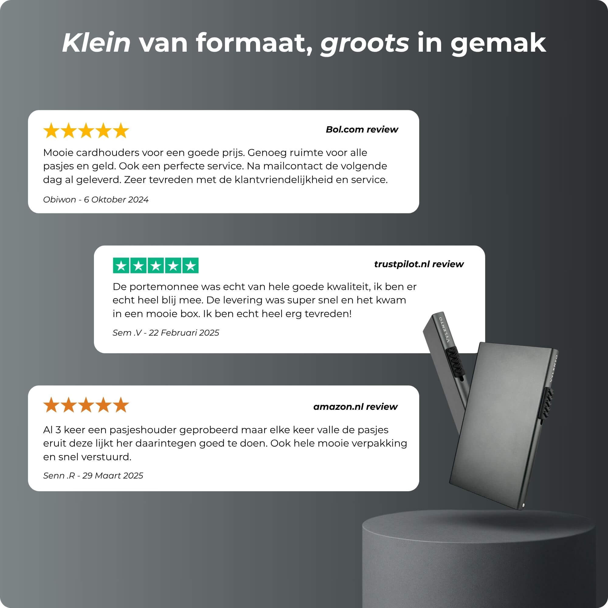 Explore Pasjeshouder Titanium Grijs