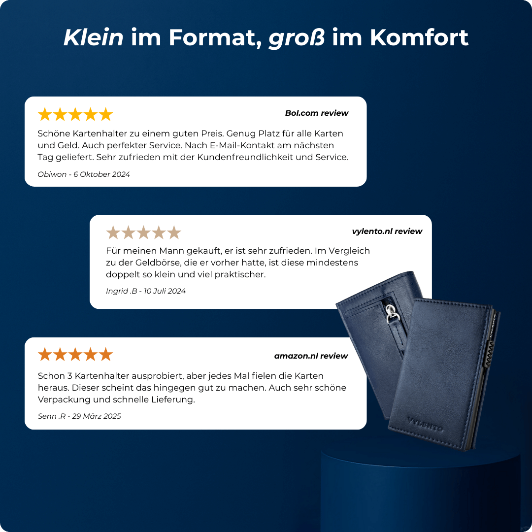 Discovery Smart Wallet Marineblau