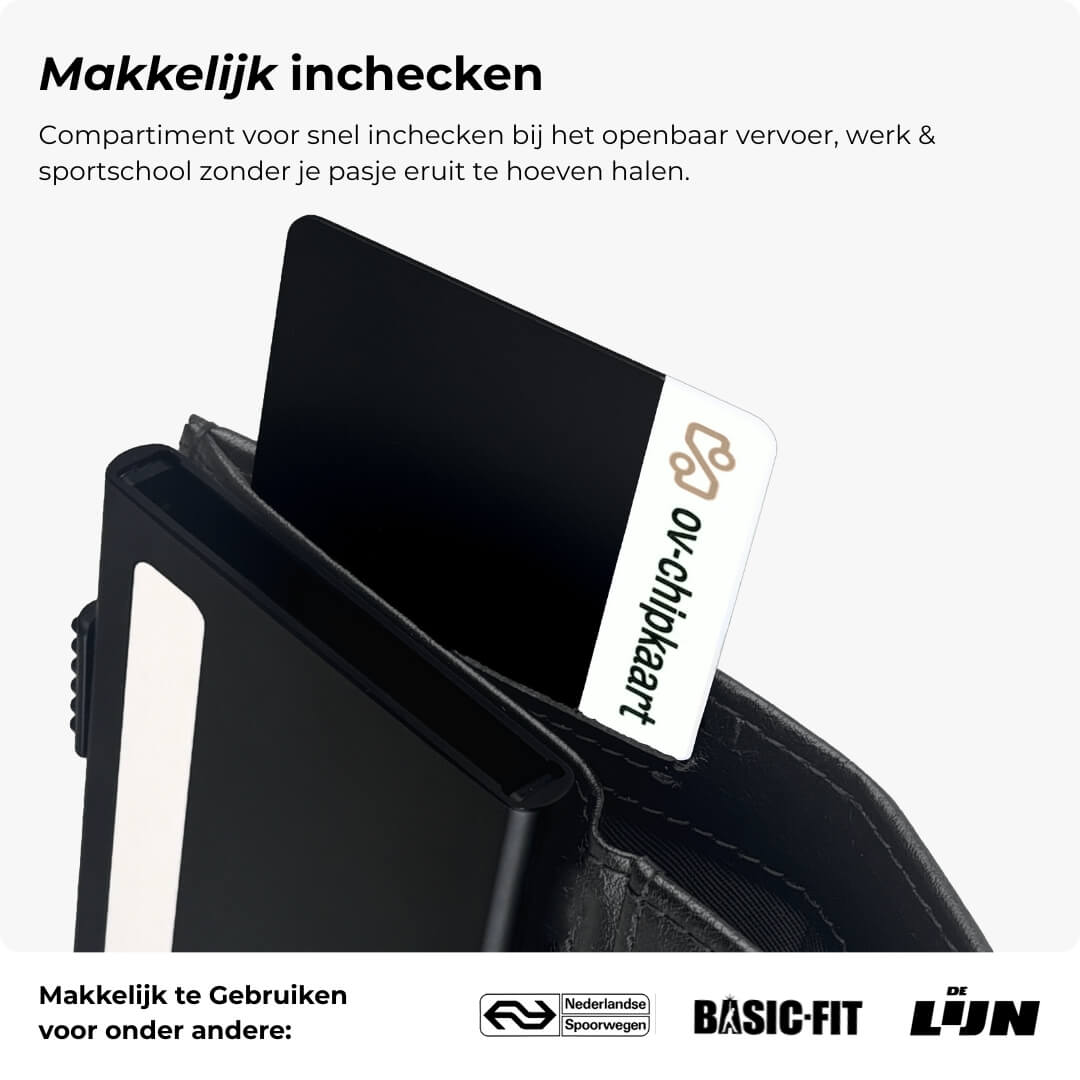 Discovery Pasjeshouder Mat Zwart