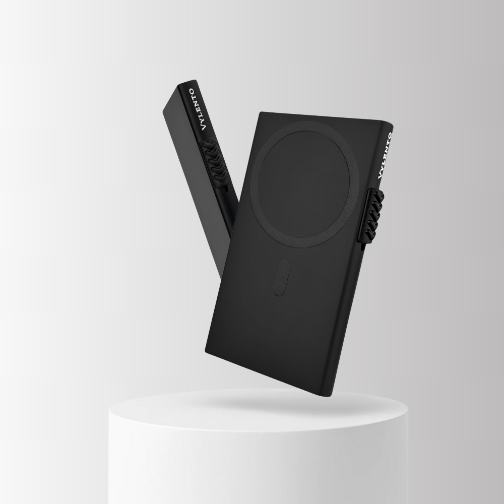 Explore Magsafe Pasjeshouder Metaal Zwart