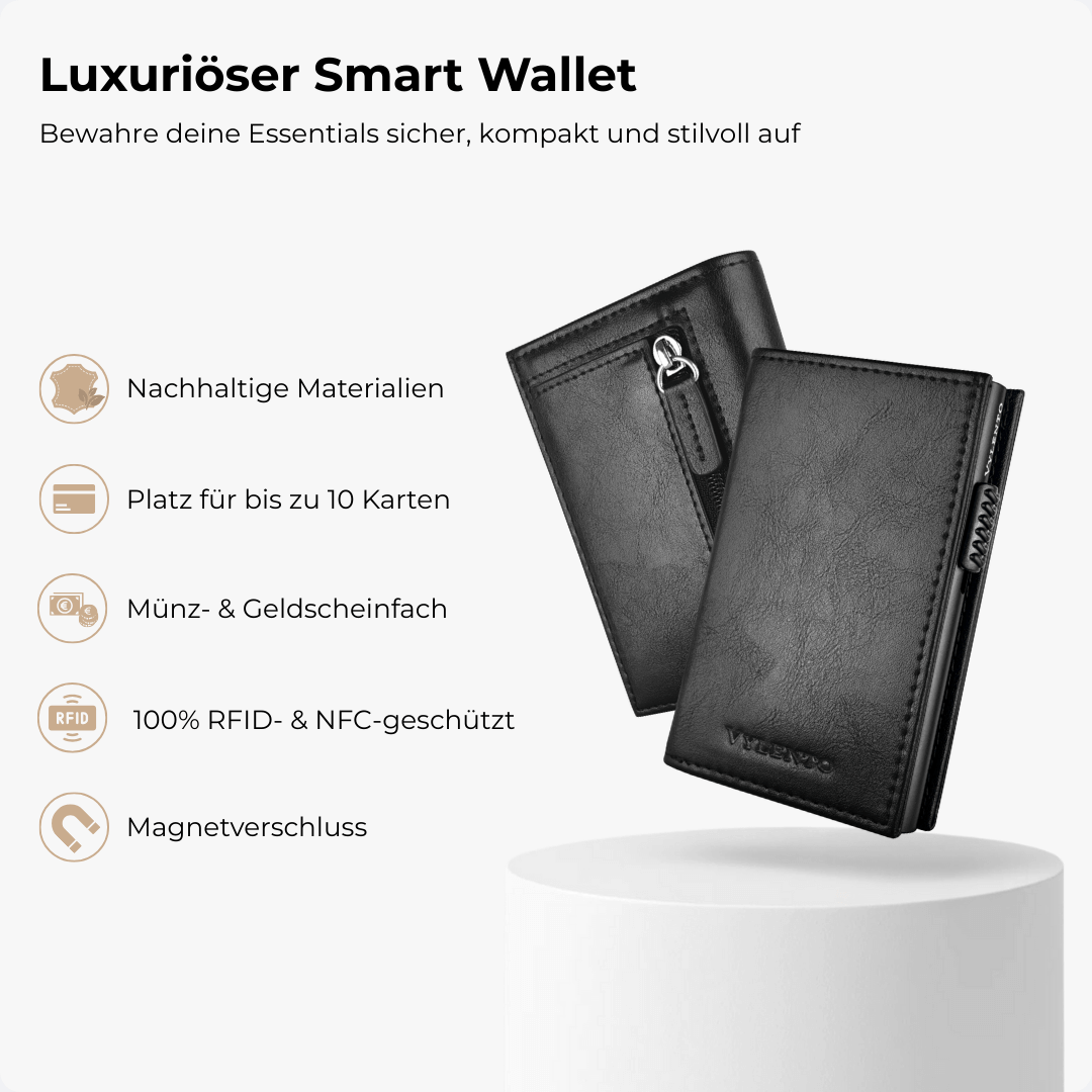 Discovery Smart Wallet Mattschwarz