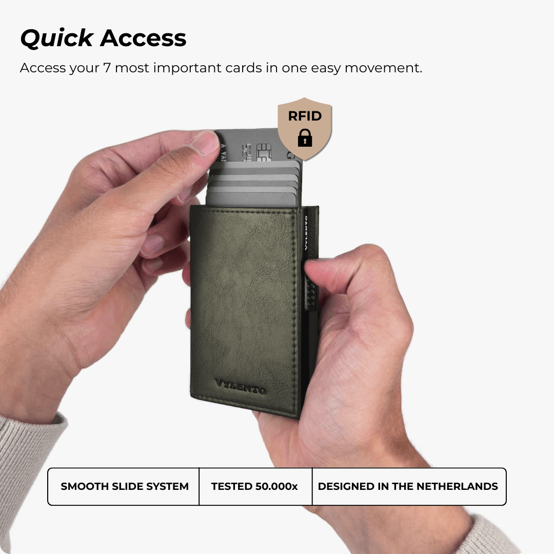 Discovery Card Holder Olive Green