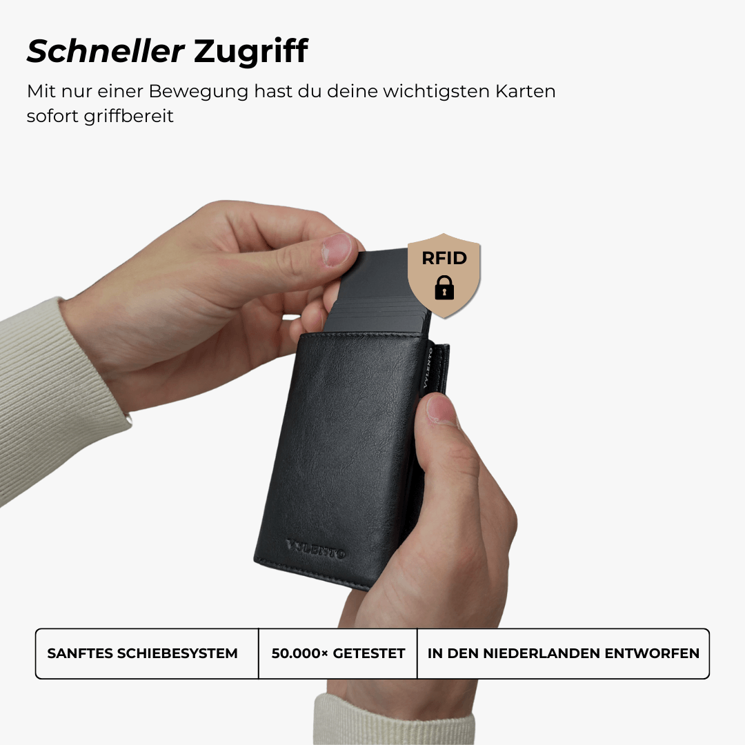 Expedition Smart Wallet Mattschwarz