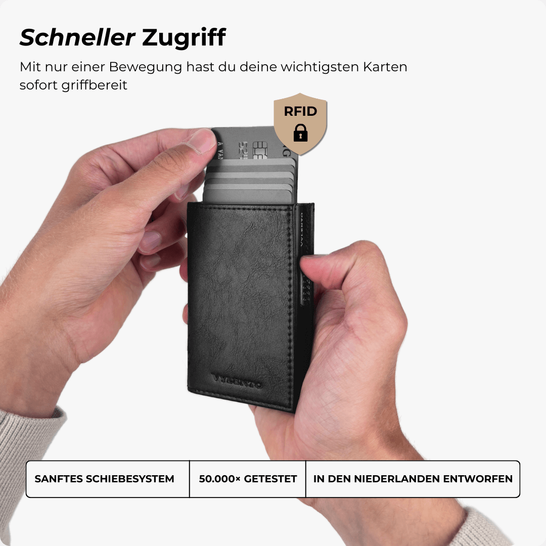 Discovery Smart Wallet Mattschwarz