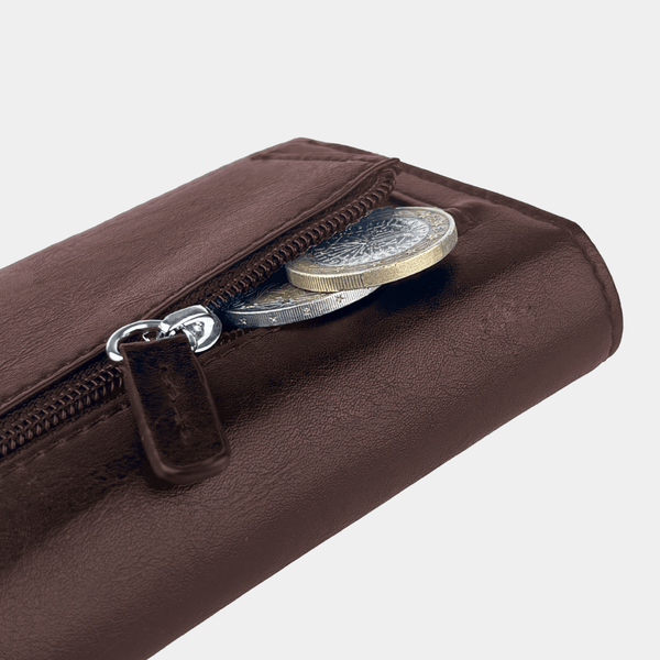 Reißverschlussfach für Münzen