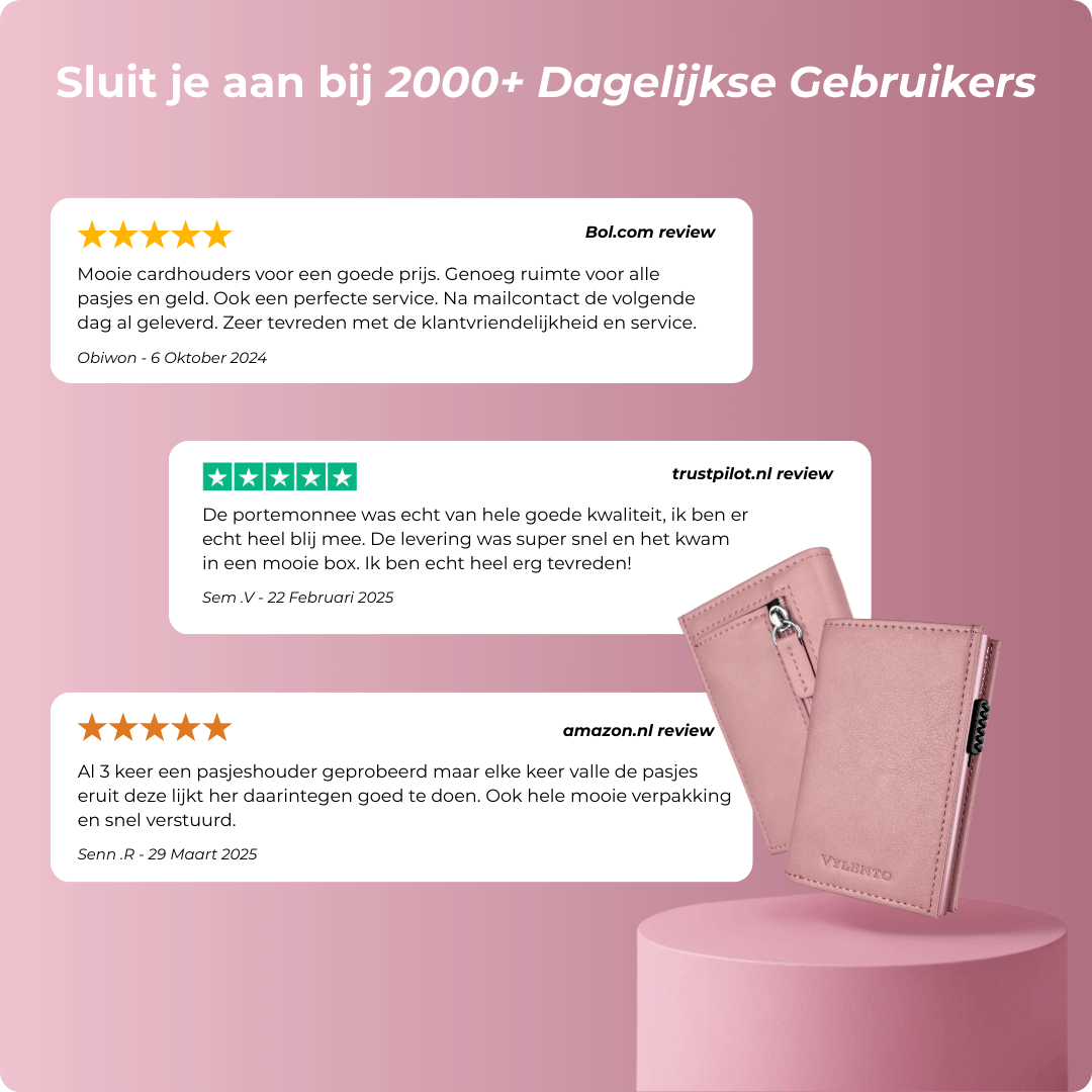 Discovery Pasjeshouder Lichtroze