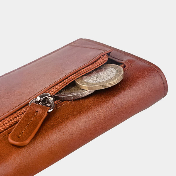 Reißverschlussfach für Münzen