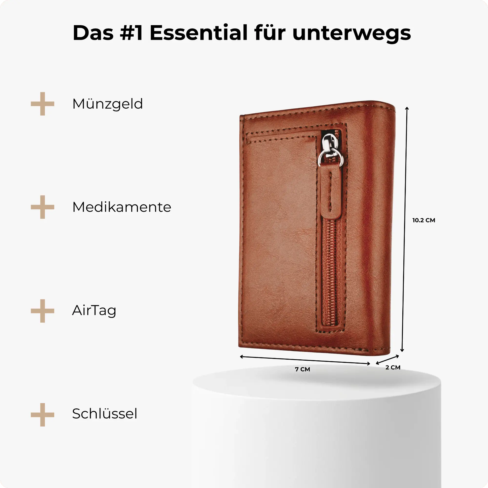 Discovery Smart Wallet Cognacbraun