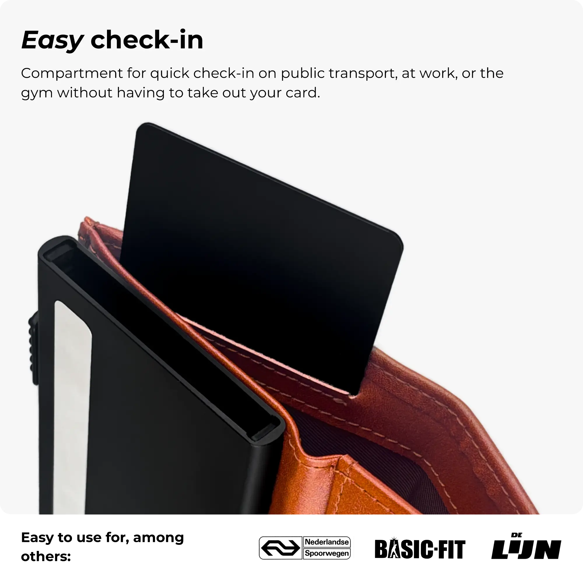 Discovery Card Holder Cognac Brown