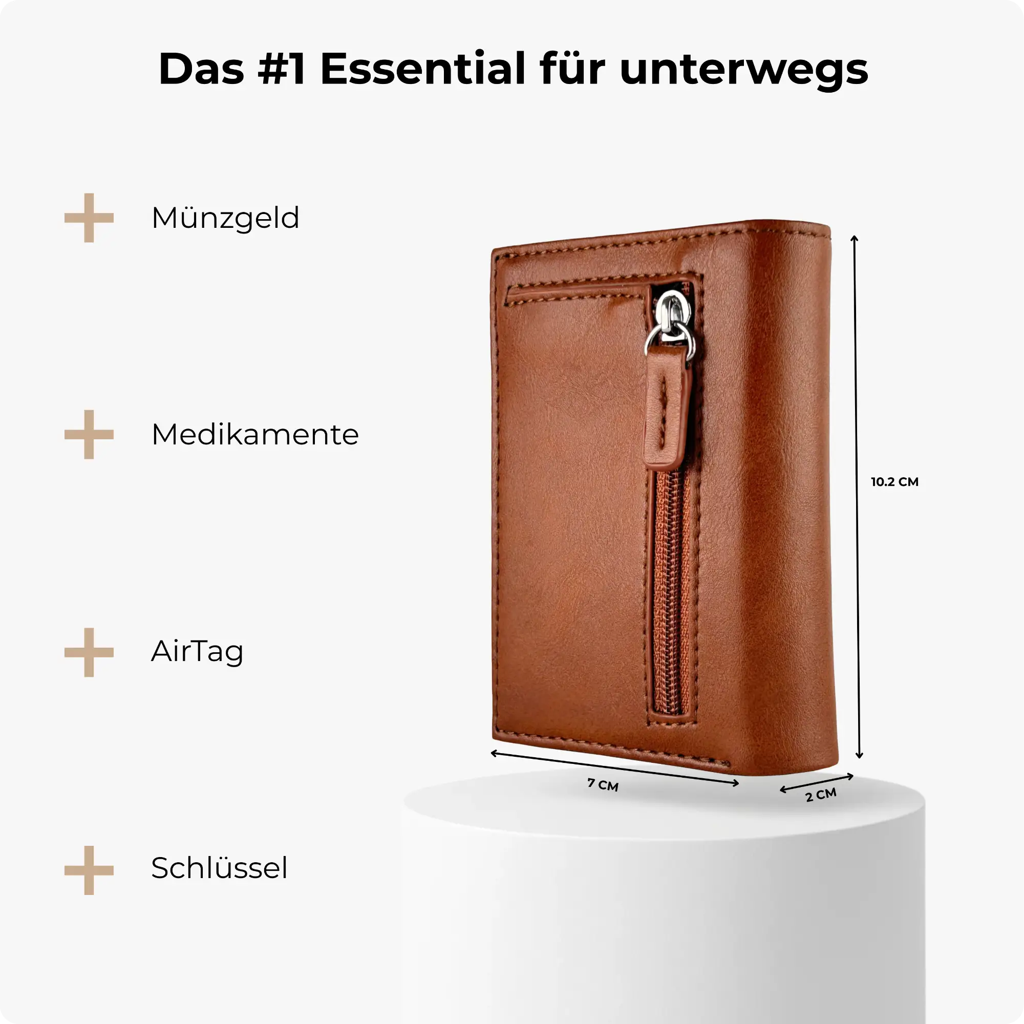 Expedition Smart Wallet Cognacbraun