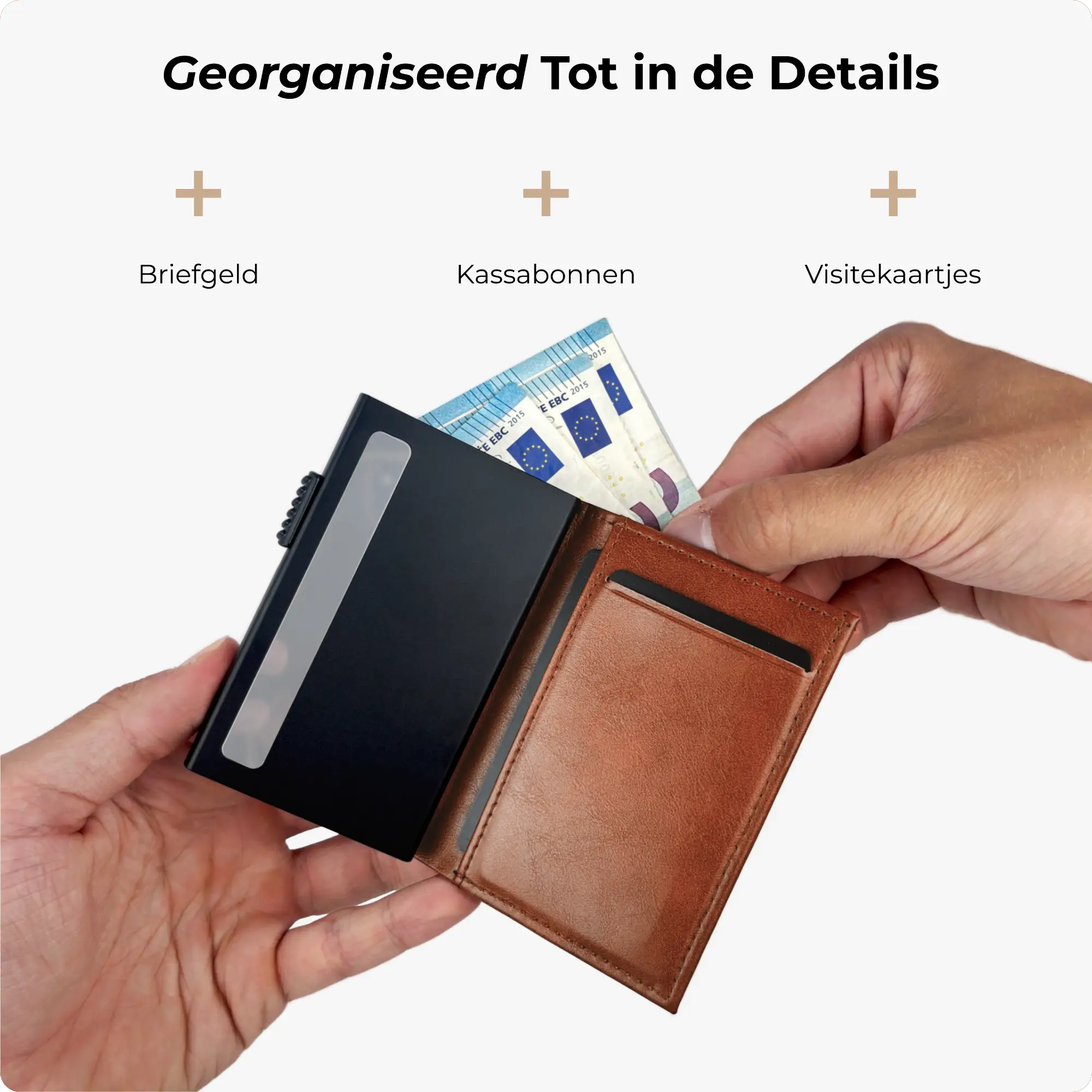 Discovery Pasjeshouder Cognac Bruin