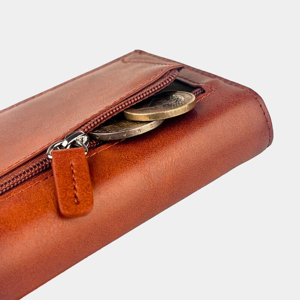 Reißverschlussfach für Münzen